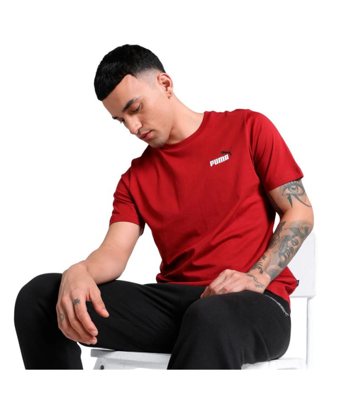 T-shirt Décontracté Homme Puma Ess+ 2 Col Small...