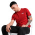 Camiseta Casual Homem Puma Ess+ 2 Col Logótipo pequeno Vermelho intenso