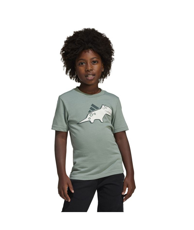Camiseta adidas Lk Adrpt Infantil Verde