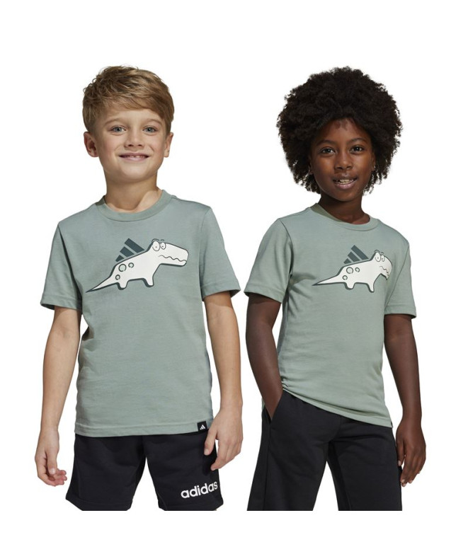 Camiseta adidas Infantil Lk Adrpt Verde