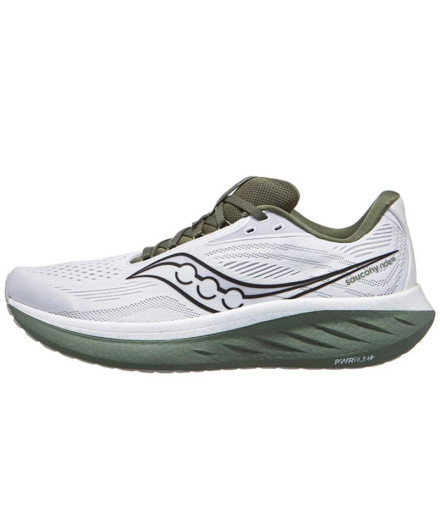 Sapatilhas Running Saucony da Ride 18 - Branco/Olivine Homem 2