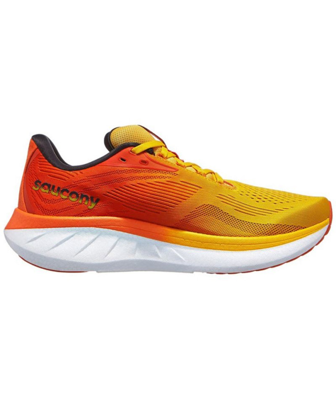 Chaussures Running Saucony de Ride 18 - Pollen/Poivre Homme