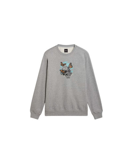 Sudadera Vans Habitat Crew Concrete Heathe Hombre