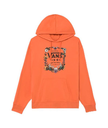 Abrigos vans mujer naranja deals