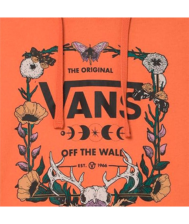 Sweat Vans Antler Floral Pullove Autumn Leaf...