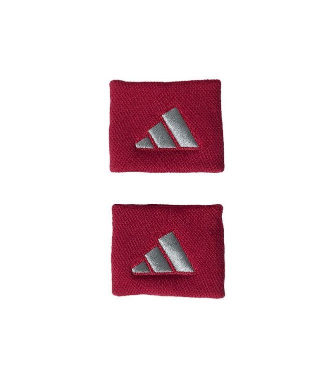 Muñequera de Pádel adidas Wristband S x2 Rojo/Gris