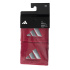 Pulseira de pulso de Pádel adidas Wristband S x2 Vermelho/Cinza