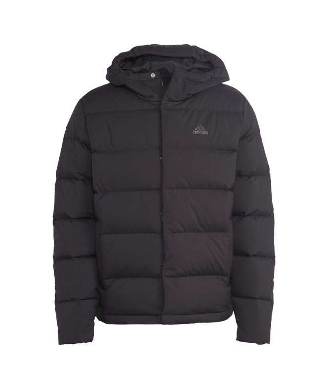 Chaqueta de Montaña adidas Helionic Hooded Down Hombre Negro