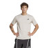 Camiseta Fitness adidas Homem de Tr-Es Base Creme