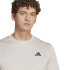 Camiseta Fitness adidas Homem de Tr-Es Base Creme
