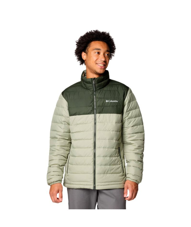 Casaco Montanha Columbia Powder Lite™ II Safari Verde Homem