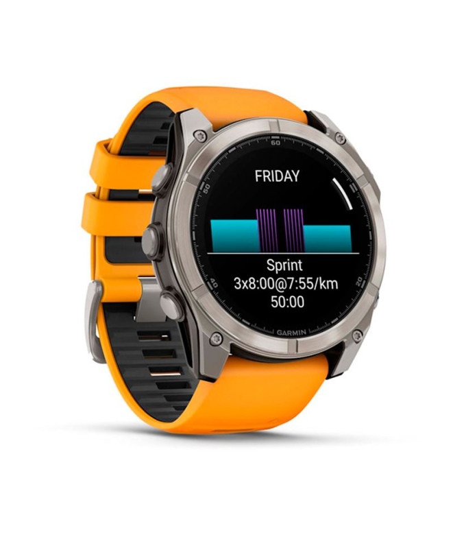 Relógio Garmin Fenix 8 - 51mm AMOLED Safira...