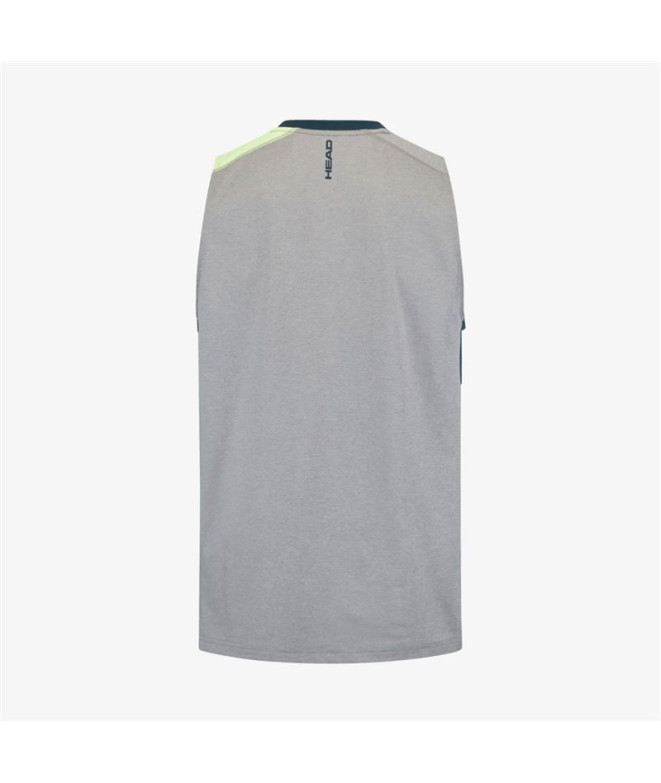 Camiseta de Pádel Head Padel Tank Top Hombre Gris