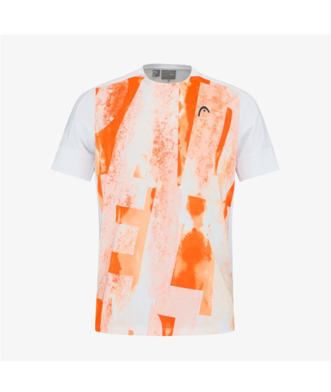 T-shirt Pádel Head Homme de Padel Tech Orange