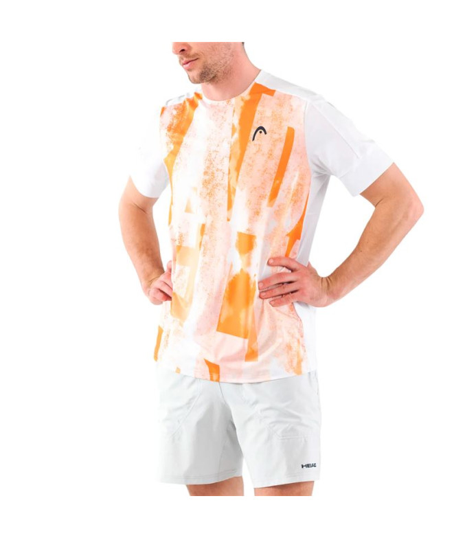 T-shirt de Pádel Head Padel Tech Homme Orange