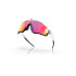 Óculos de sol Ciclismo by Oakley Jawbreaker Polished White Prizm Road