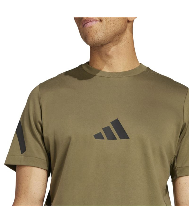 Camiseta adidas M.Z.N.E. Tee Hombre Oliva Oscuro
