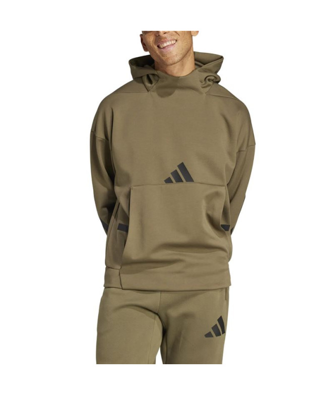 Sweat adidas Homme M. Z.N.E. Hd Dark Olive