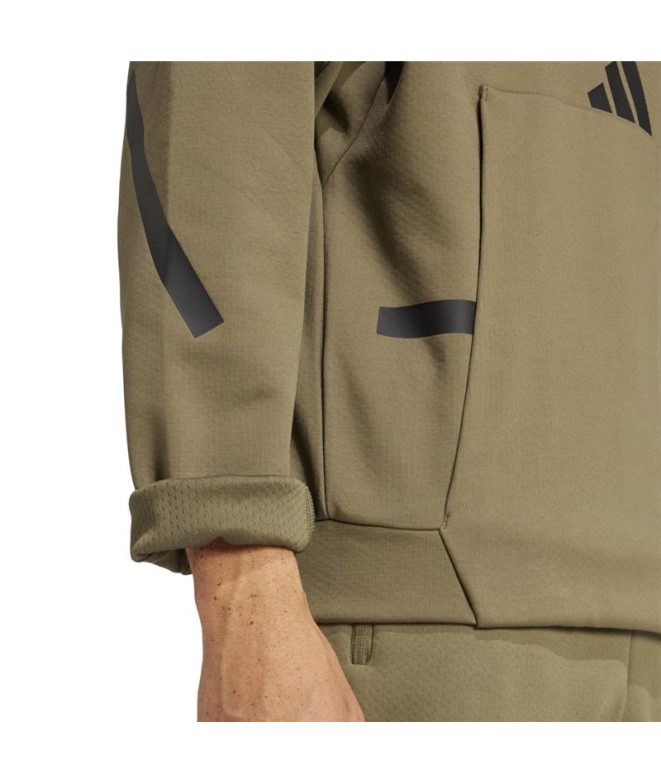 Sweat adidas Homme M. Z.N.E. Hd Dark Olive