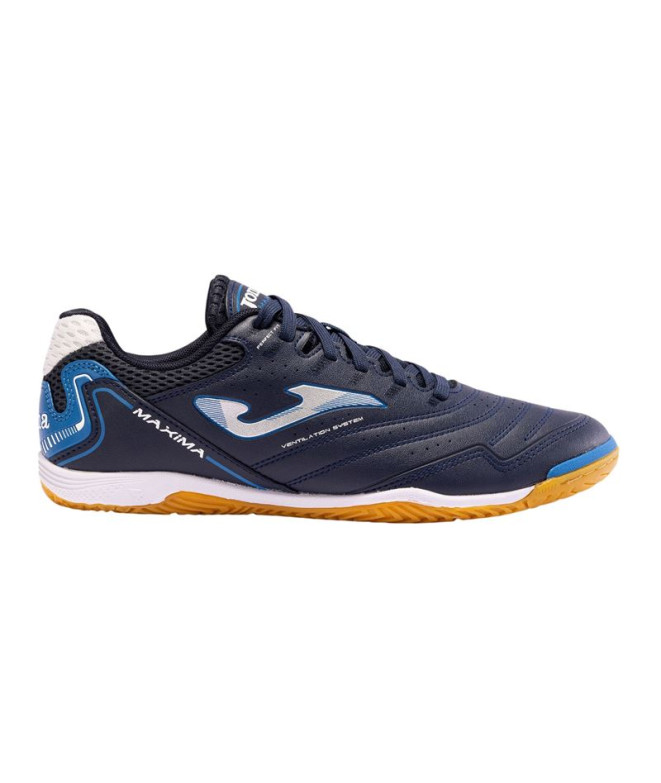 Chaussures de Football sala Joma Maxima 2303 Marine Royal Indoor