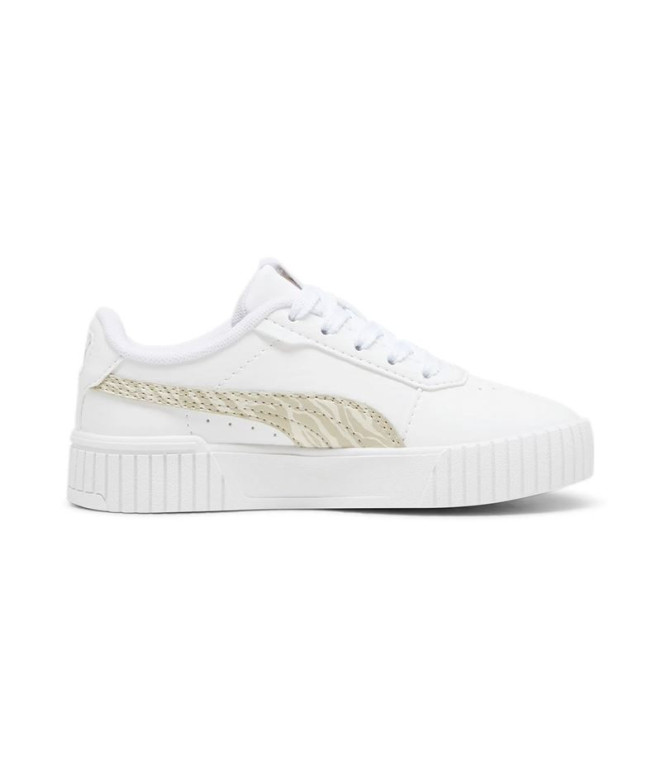 Zapatillas Casual Puma Carina 2.0 Zebra Ps Infantil