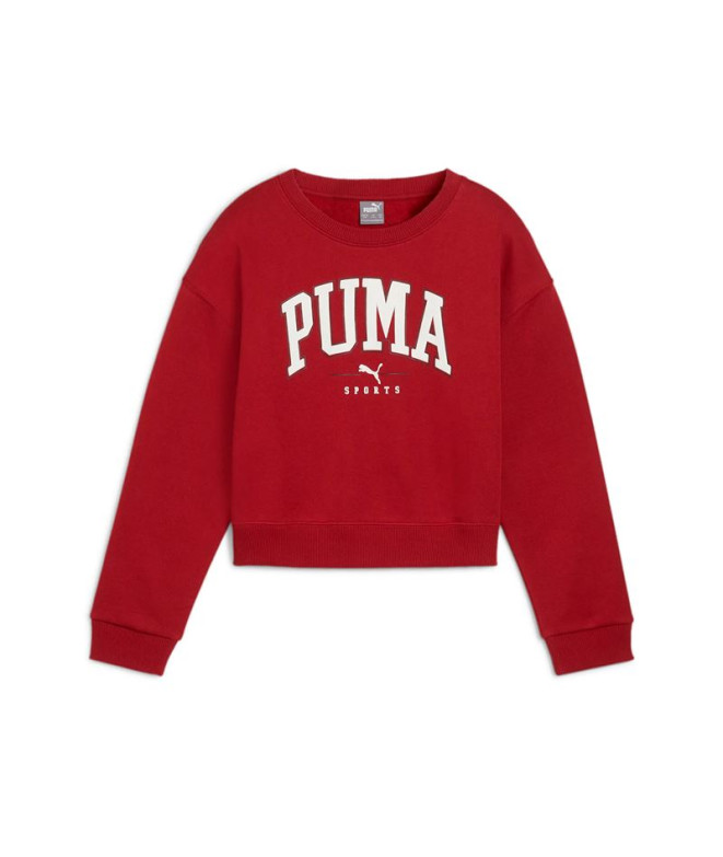 Sweat Décontracté Puma Squad Crew Fl G Fille