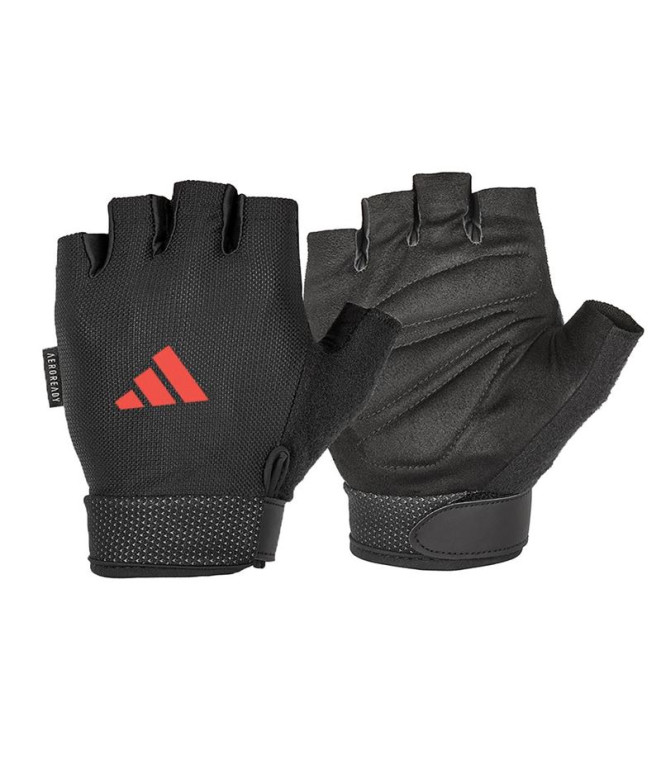 Guantes de Fitness adidas Essential Adjustable (Aeroready) Rojo