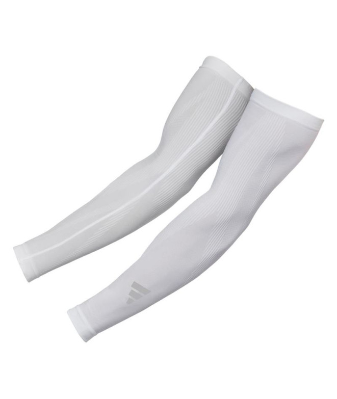 Manguitos de compresión adidas Blanco