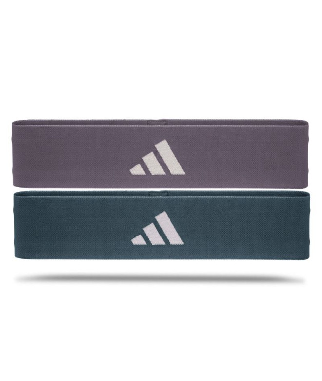 Set Fitness adidas from Resistance s (Par) - Legacy Purple & Blue 1 médio e 1 pesado