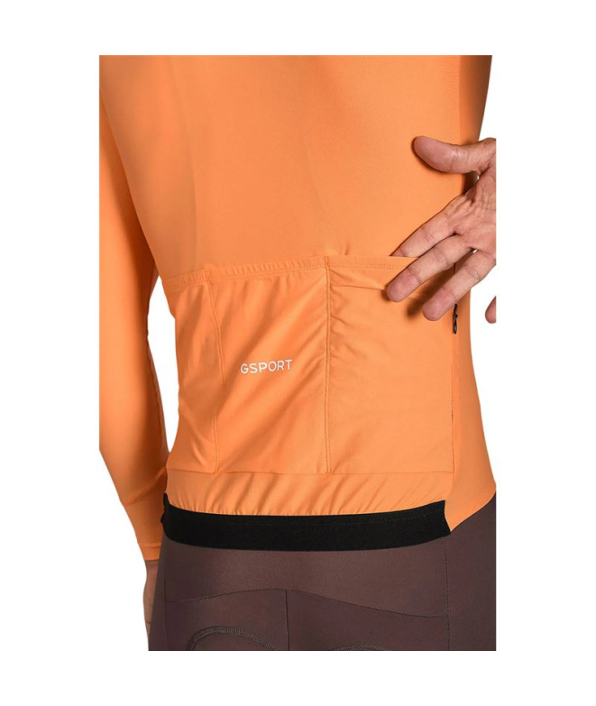 Maillot de Cyclisme Gsport One Homme Uphill Orange