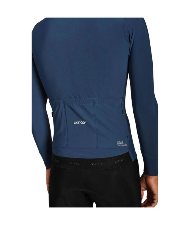 Cyclisme Homme Gsport Pro Team jersey Scratch Blue