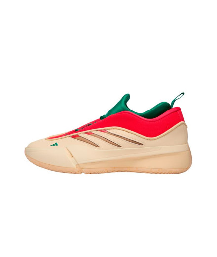 Sapatilhas de Basquetebol adidas Dame 9 Branco/Vermelho