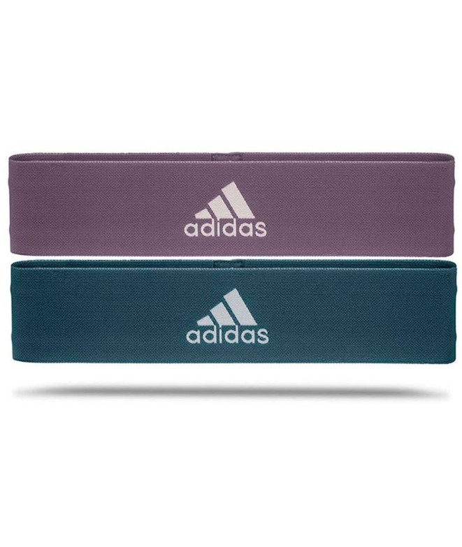 Set de Fitness adidas Resistance Set - Legacy Verde, Morado 1 light, 1 medium, & 1 heavy