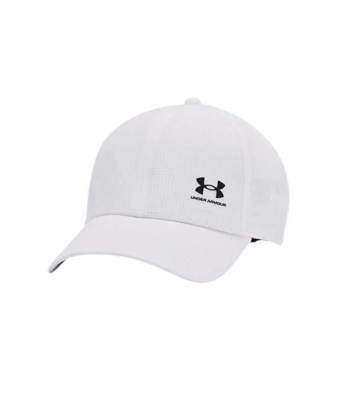 Gorra de Fitness Under Armour Iso-chill Armourvent Adj Hombre Blanco