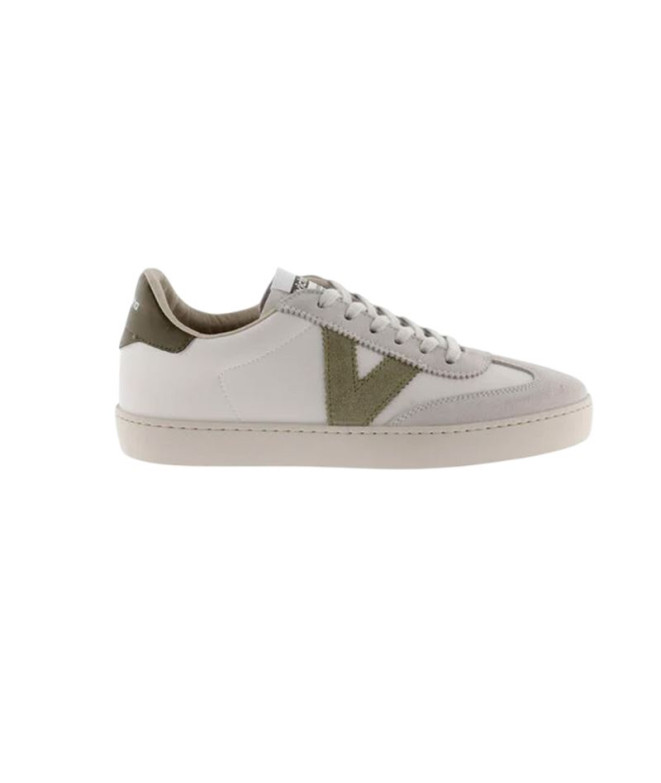 Zapatillas Victoria Berlin Ciclista Efecto Piel & Serraje Mujer Safari