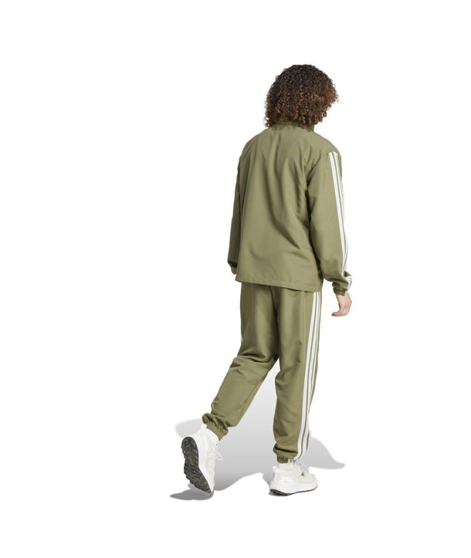 Chandal adidas 3Bandas Wv Tt Ts Homme Vert Foncé