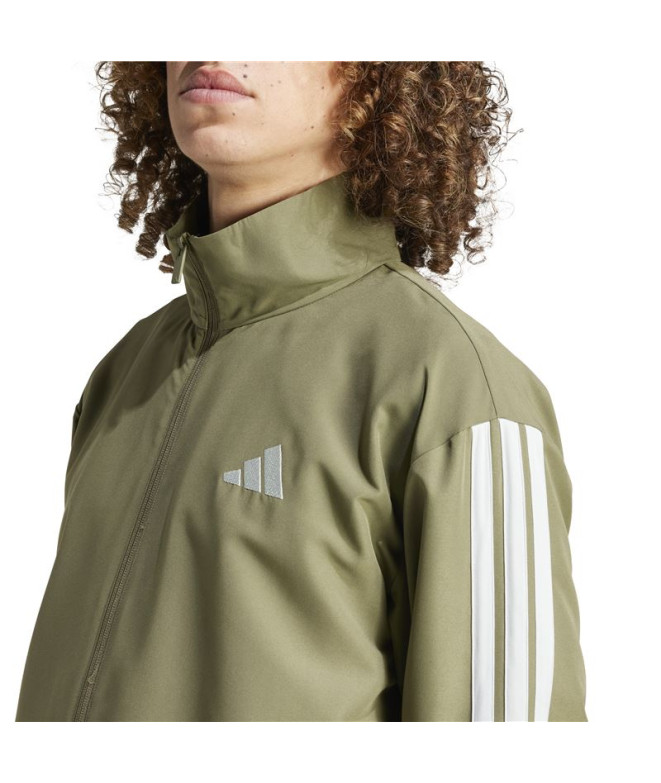 Chandal adidas 3Bandas Wv Tt Ts Homme Vert Foncé