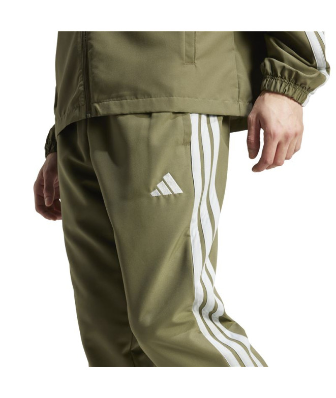 Chandal adidas 3Bandas Wv Tt Ts Homme Vert Foncé