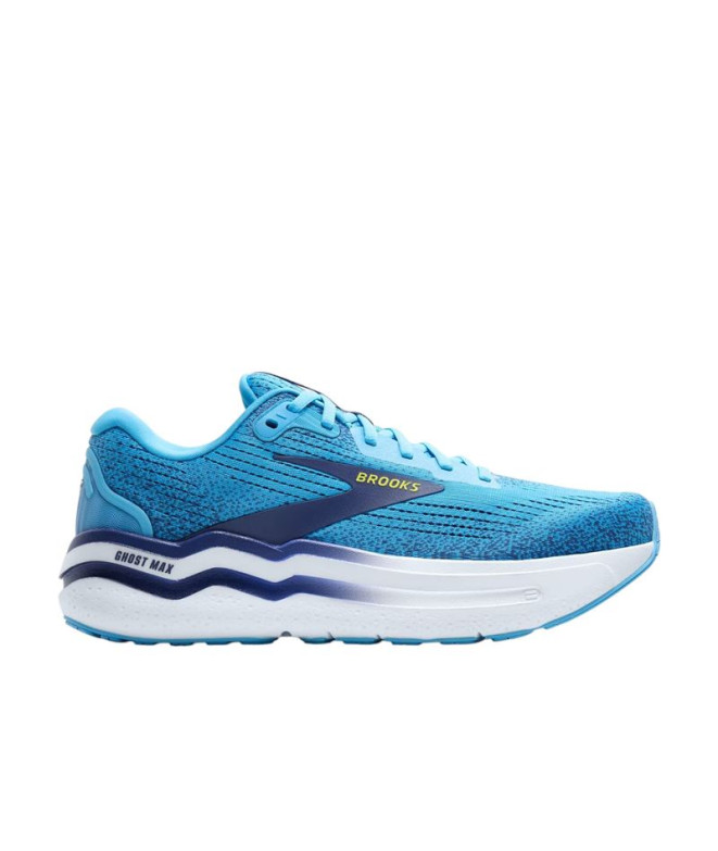 Chaussures Running Brooks Homme de Ghost Max 2 Bleu Bonnie/Ruban bleu/Jaune