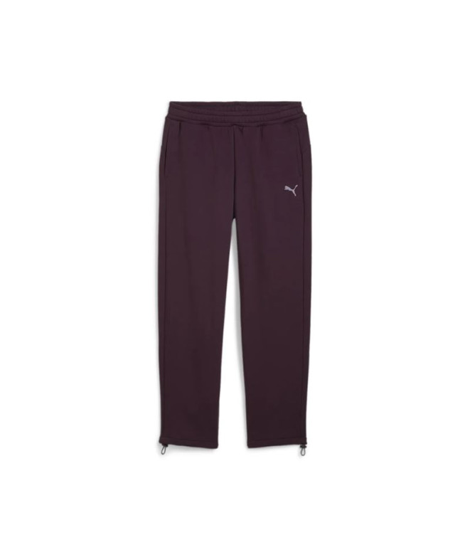 Calça Casual Mulher Puma Calças Puma Motion Fl Midnight Plum