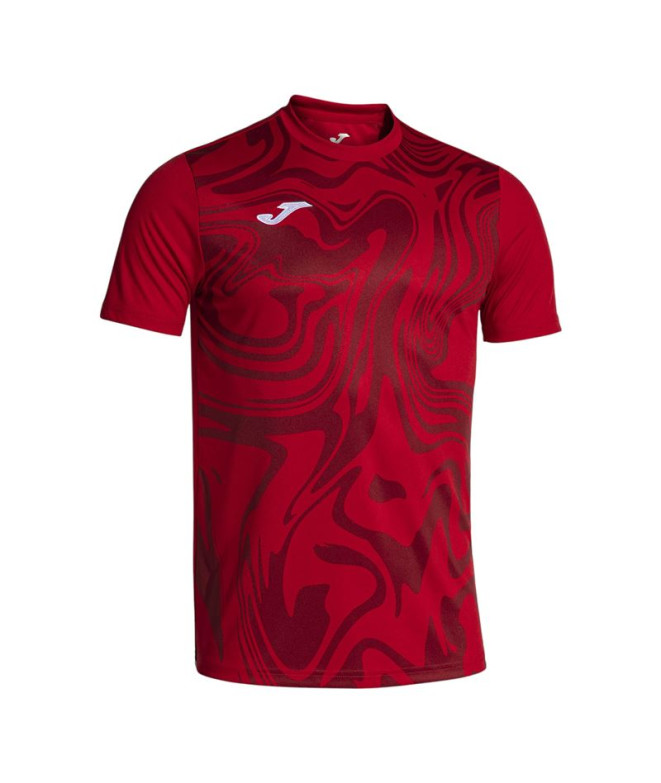 Camiseta de Fútbol Joma Lion Ii Rojo Rojo Niño