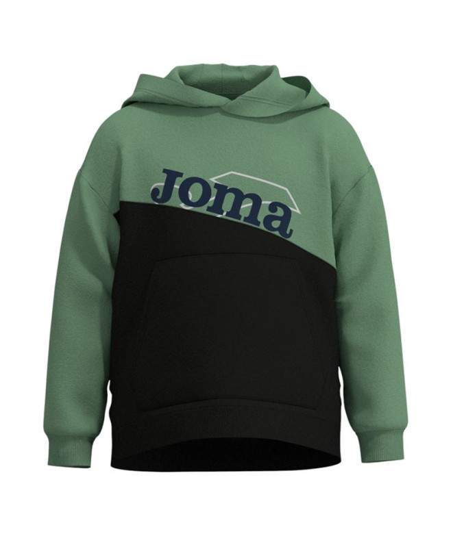 Sweat Joma Parc à capuche Noir Kaki