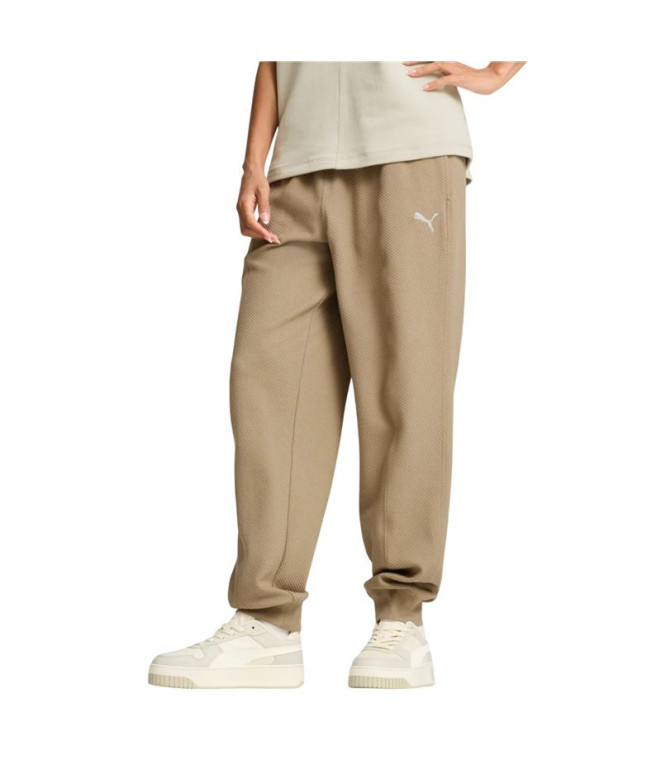 Calça Casual Mulher Calças de cintura alta Puma...