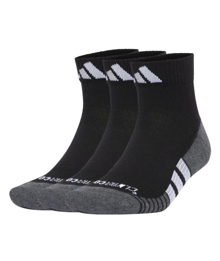 Meias Fitness adidas Infantil de Prf C Cc Qrt 3P Preto