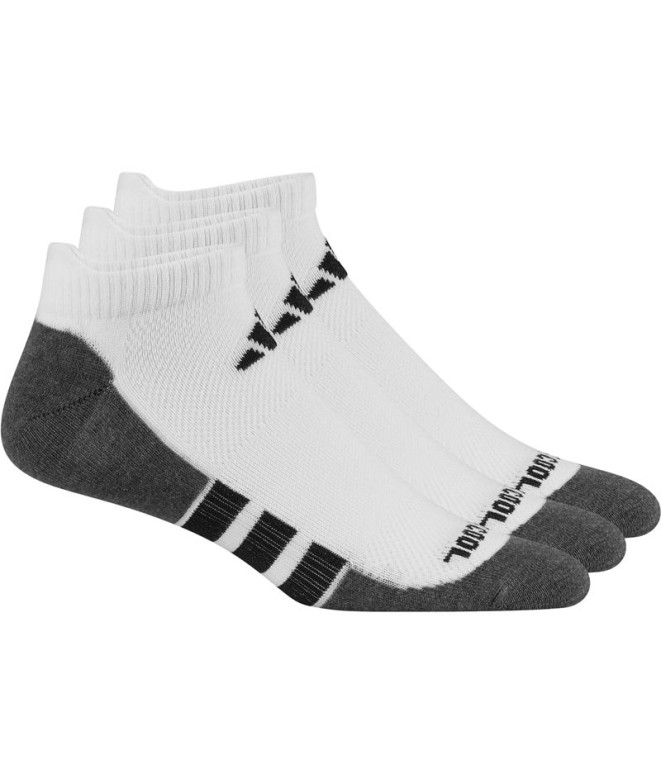 Calcetines de Fitness adidas Prf T Cc Low 3P Infantil Negro/Blanco