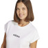 Camiseta adidas Lin Sj Mulher Branco/Preto