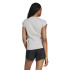 Camiseta adidas Mulher Lin Sj Cinzento/Preto