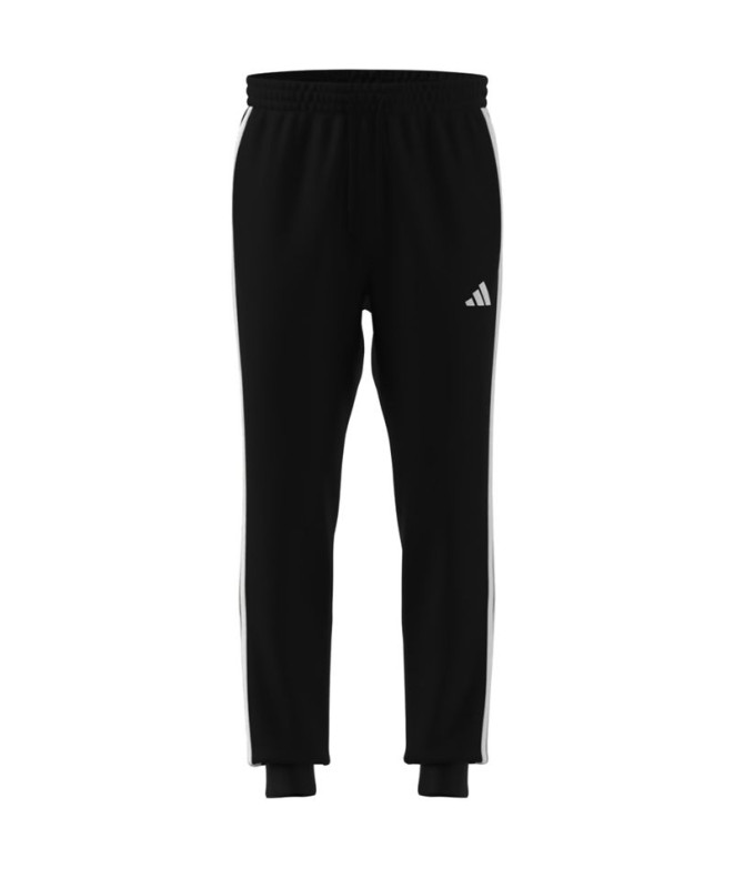 Pantalones adidas 3Bandas French Terry Tc Hombre Negro/Blanco
