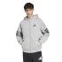 Sudadera adidas Future Icons 3 Bandas Fz Hombre Gris