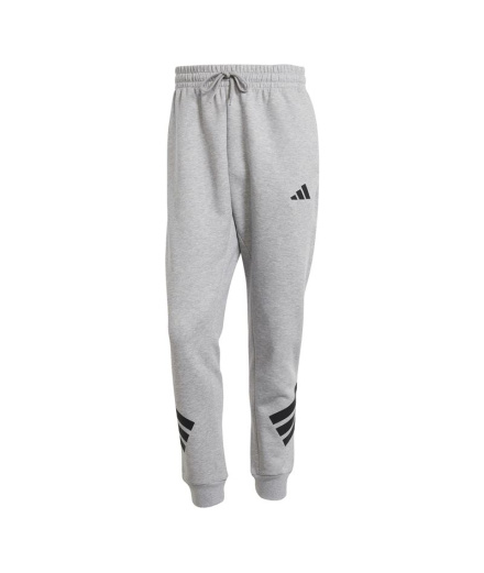 Calça adidas Homem Future Icons 3-Stripes Cinzento